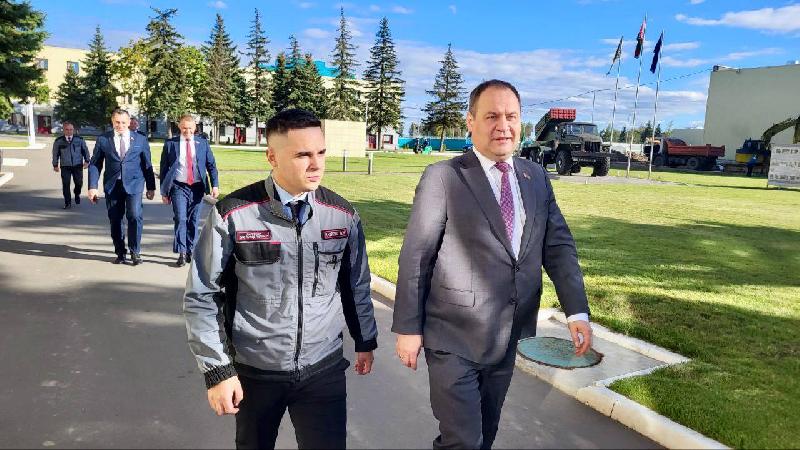 Посещение ОАО &quot;Завод &quot;Легмаш&quot; Председателем Правления Национального банка 